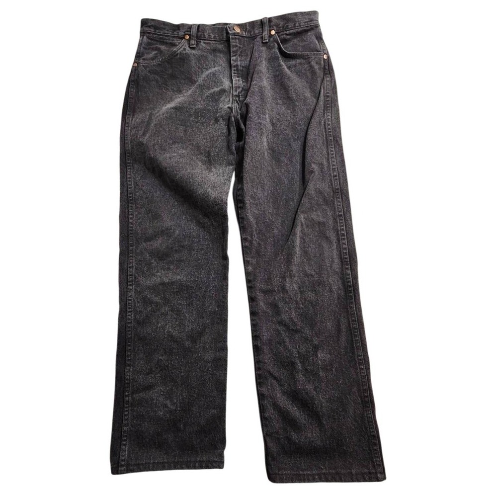 Wrangler Cowboy Cut 13MWZK Brown Straight Leg Jeans 35x32 (Fits 35x30)
